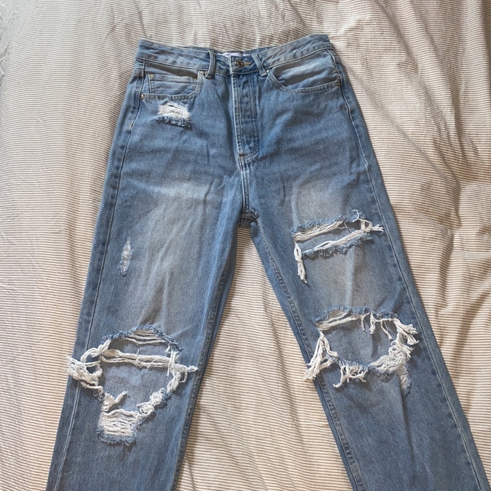Ripped Blue Jeans
